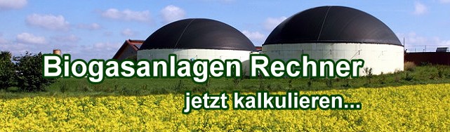 Calculate ,  calculate yield of biogas plants