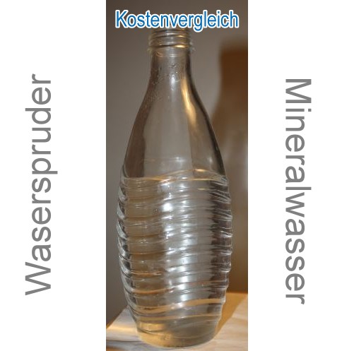 Calculate save with Soda Stream.,  less mineral water
